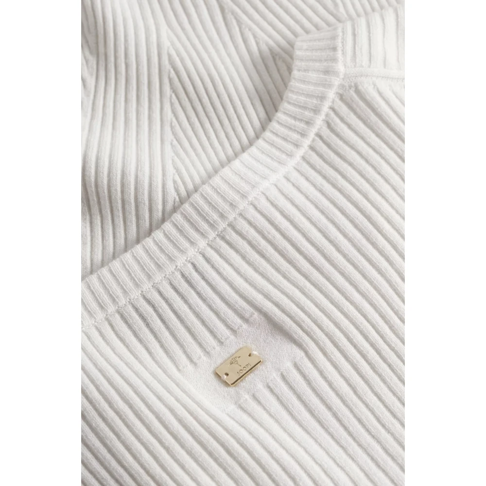 Joop! Stijlvolle Gebreide Trui White Dames