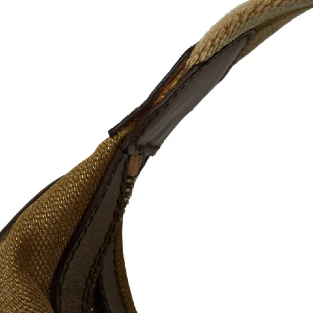 Gucci Vintage Pre-owned Canvas gucci-bags Yellow Dames