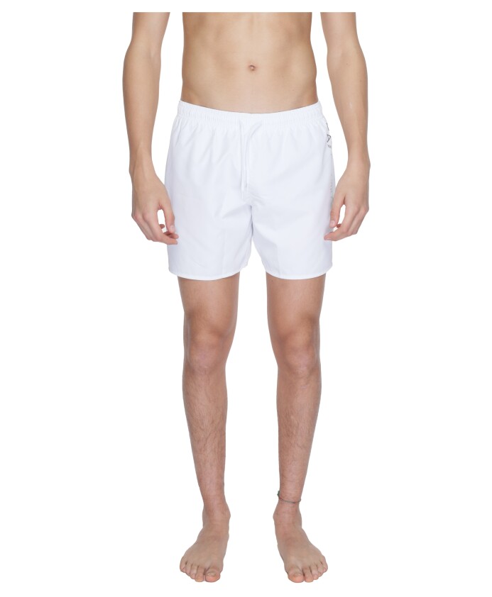 short-de-bain-imprime-blanc