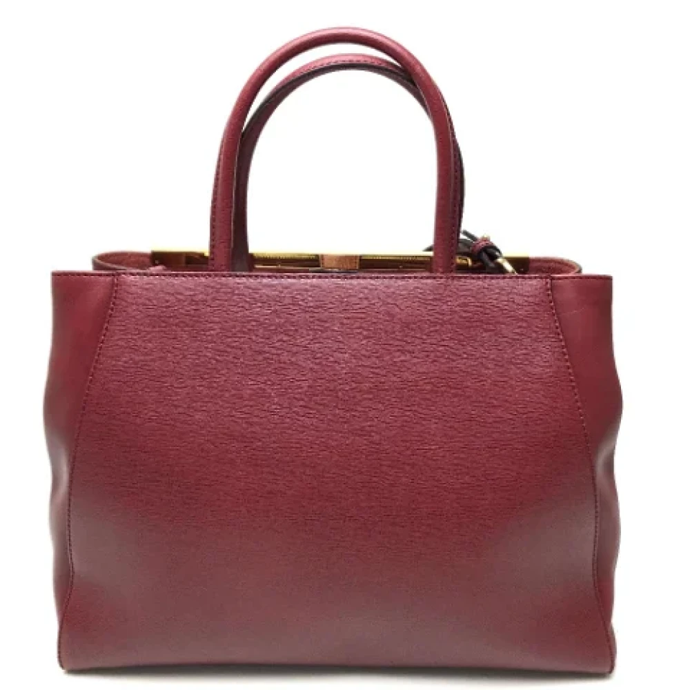Fendi Vintage Pre-owned Leather fendi-bags Red Dames
