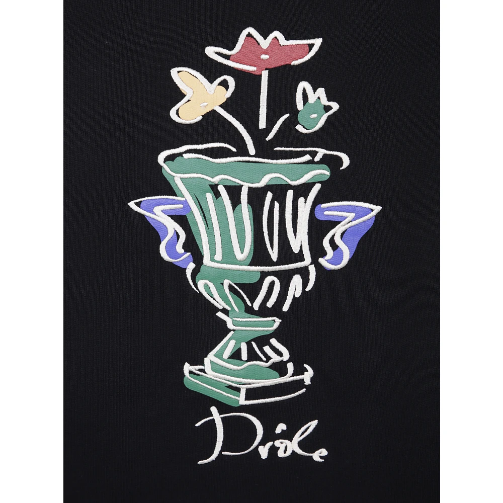Drole de Monsieur Hoodie Vaas Stijlvolle Woondecoratie Black Heren