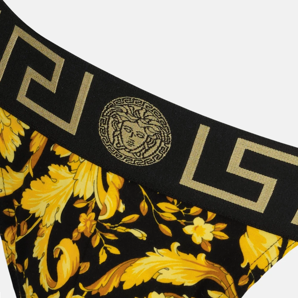 Versace Barocco Gele Jockstrap Lente-Zomer 2025 Yellow Heren