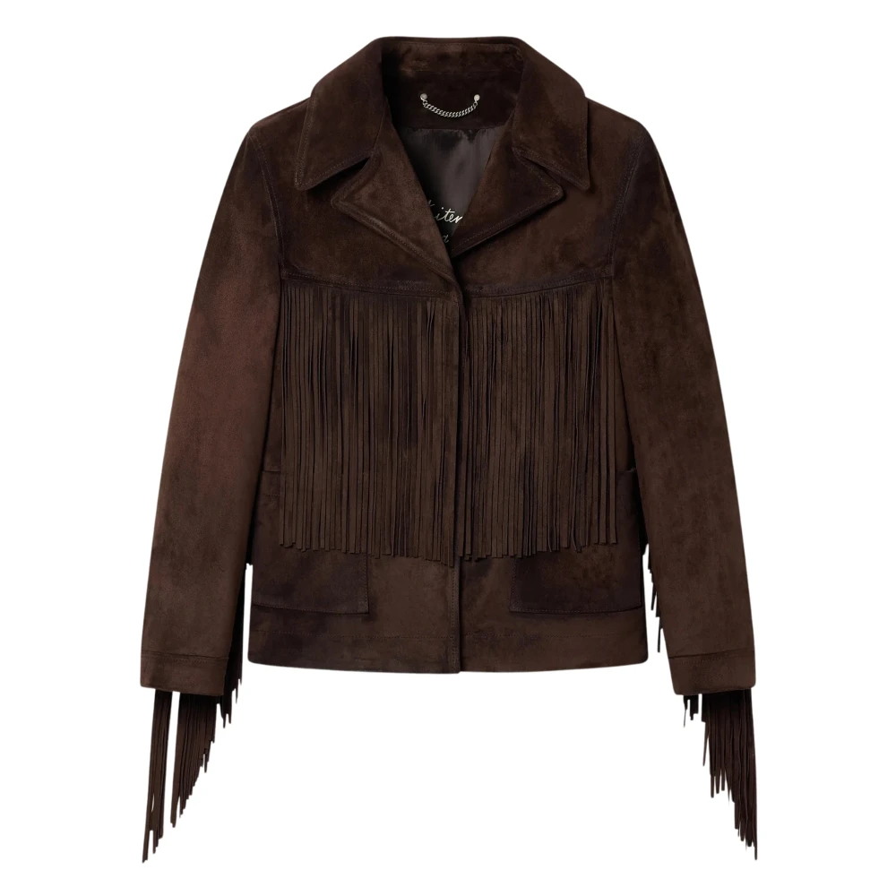Golden Goose Journey Jacket - Female - Leather Jackets - Brown - M - Jackets