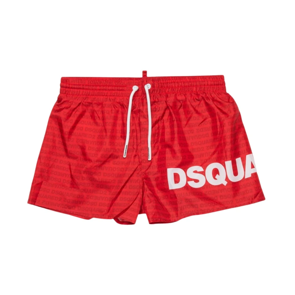Dsquared2 Unisex Kids Red Sea Swimwear - Kids Swimming Trunks - 10 Y - Kids