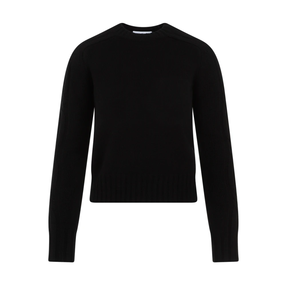 Max Mara Zwarte Cashmere Pullover Sweater Black Dames
