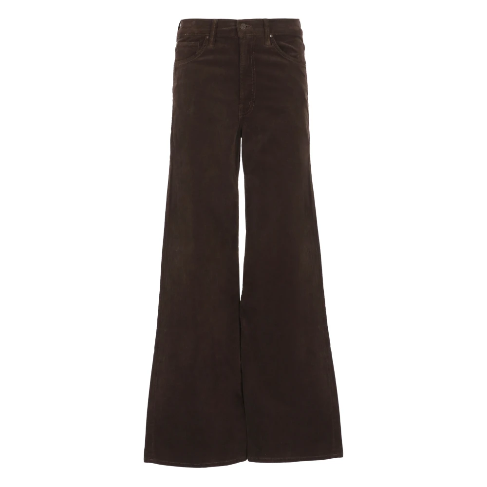 Mother Bruine Corduroy Jeans met Riemlussen Brown Dames