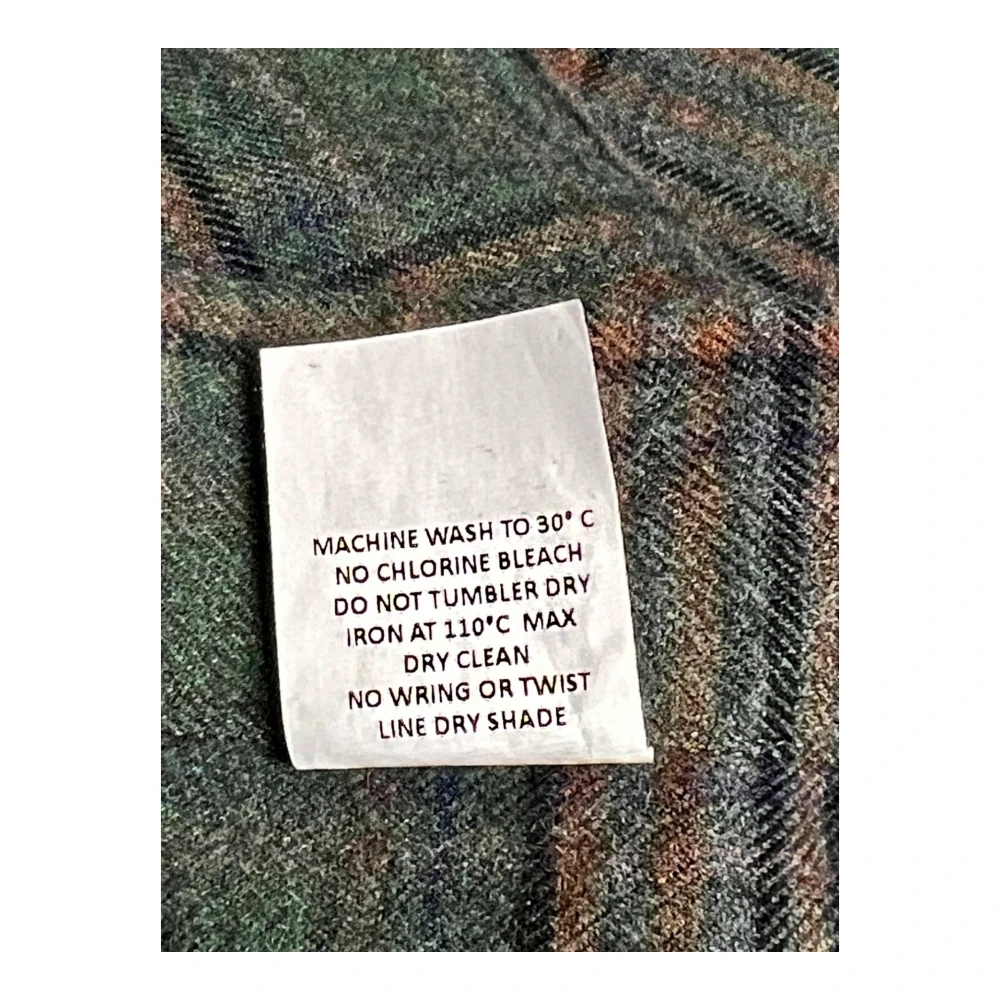 Xacus Flanellen Katoenen Legacy Geruite Shirt Groen Bruin Green Heren