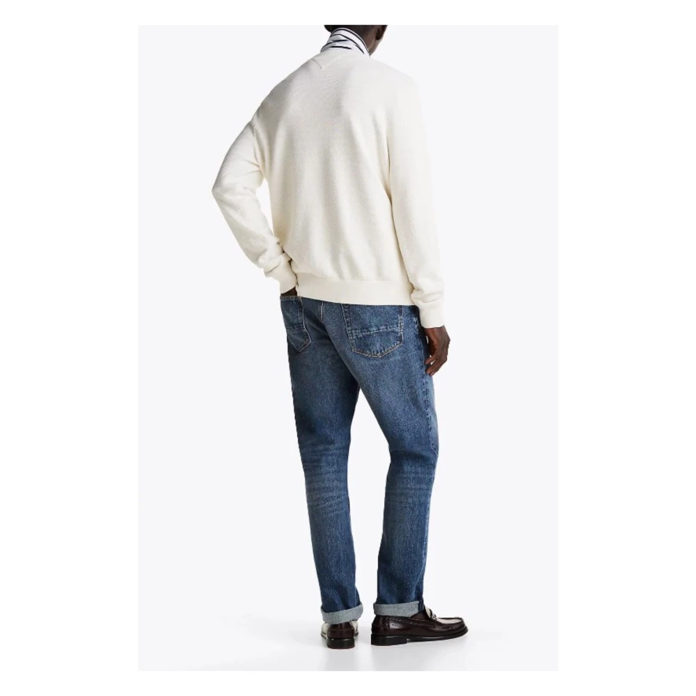 Tommy Hilfiger Essentiële Crew Neck Trui White Heren