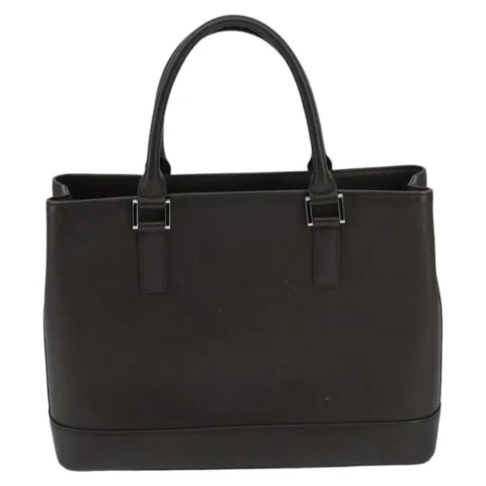 Burberry Vintage Pre-owned Leather handbags Brown Dames