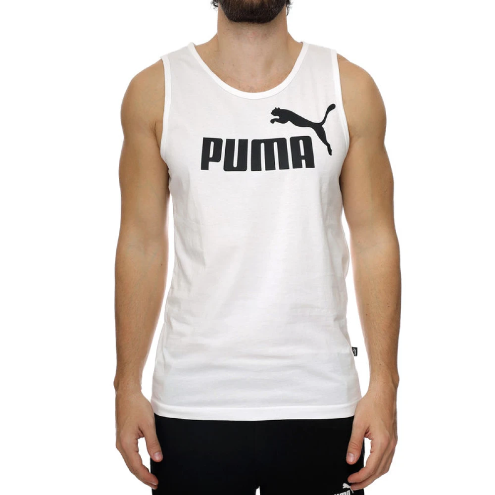 Puma Essentiële Heren Tanktop White Heren