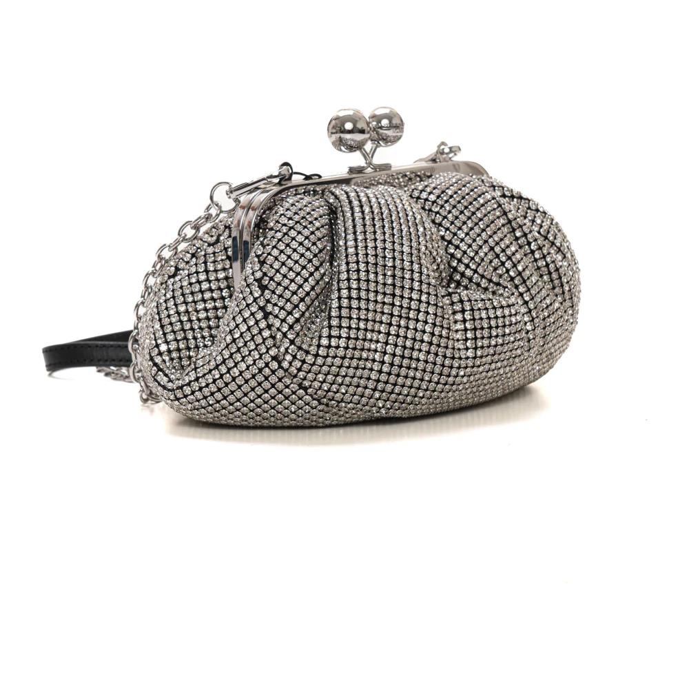 Max Mara Weekend Diamanten Kleine Tas met Kettingriem Gray Dames