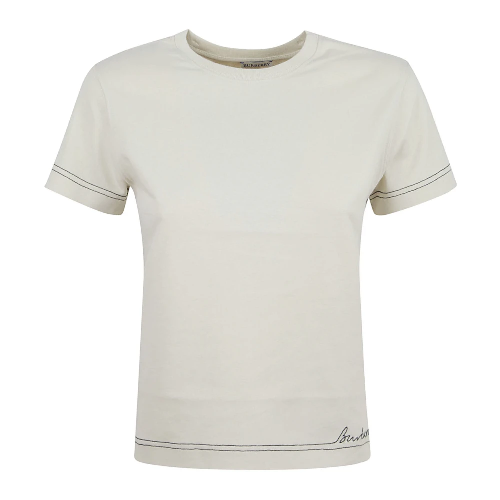 Burberry Snygga T-shirts och Polos White, Dam