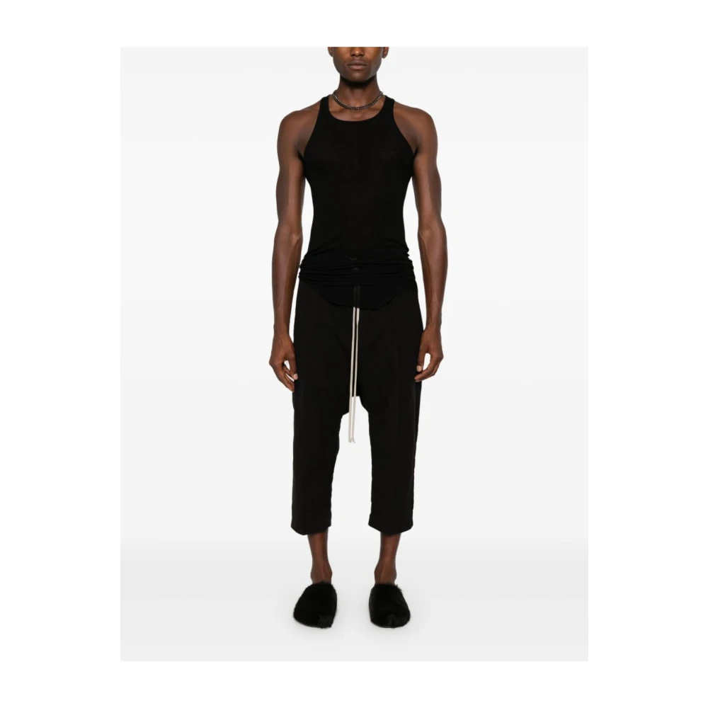 Rick Owens Basic Rib Tank 09 Black Heren