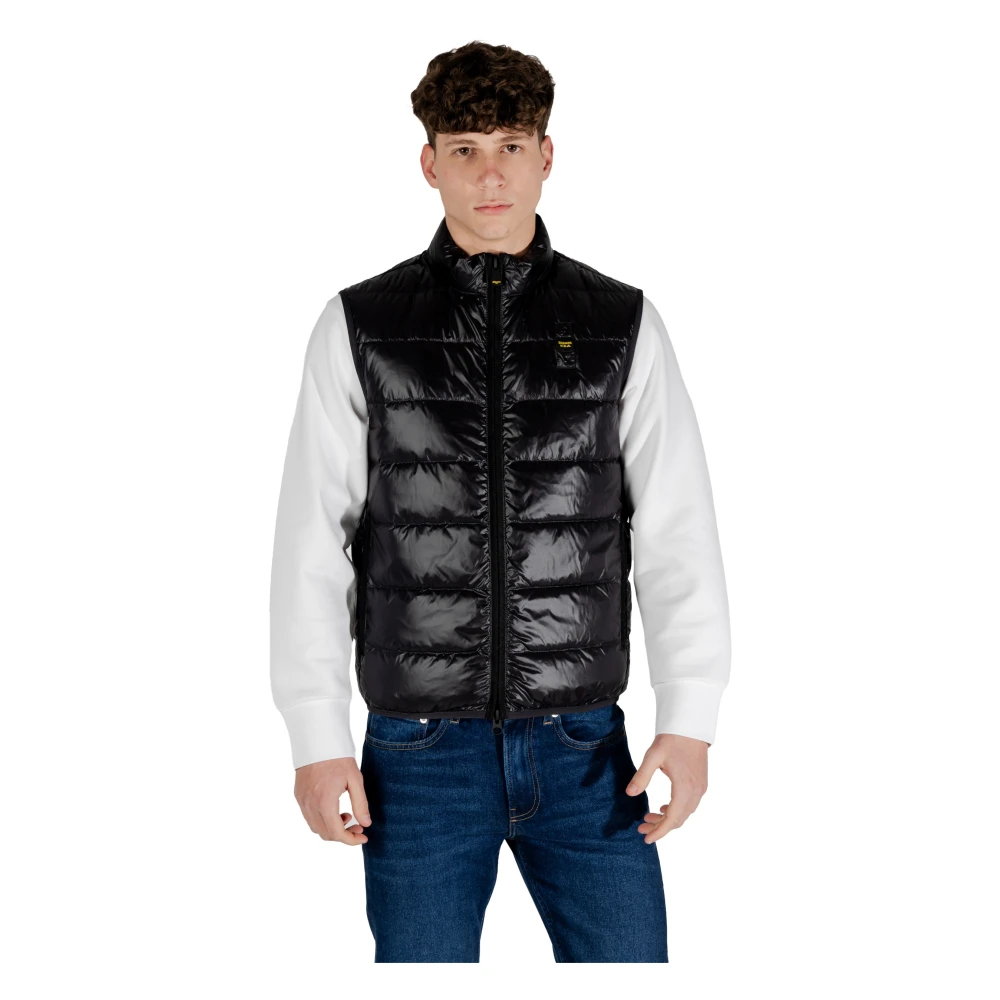 Blauer Lente Zomer Heren Polyamide Shirt Collectie Black Heren
