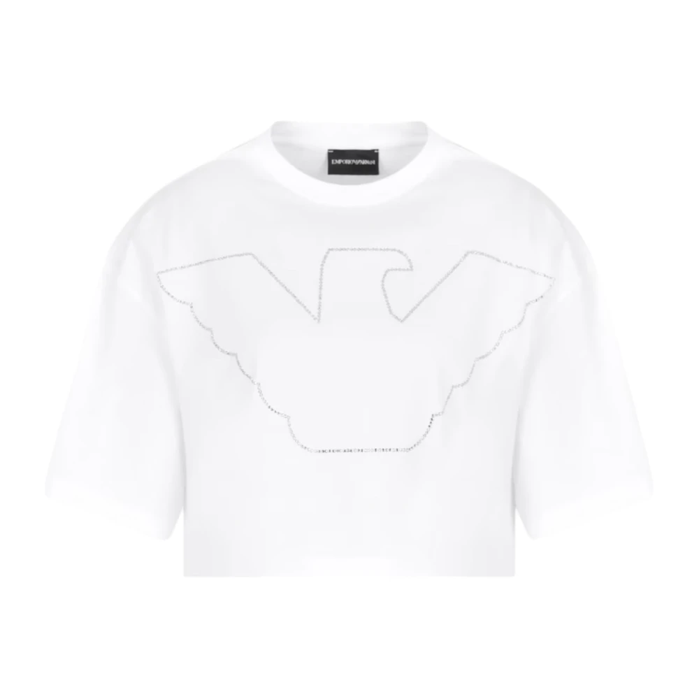 Emporio Armani Donna Bianco Top, M, New,