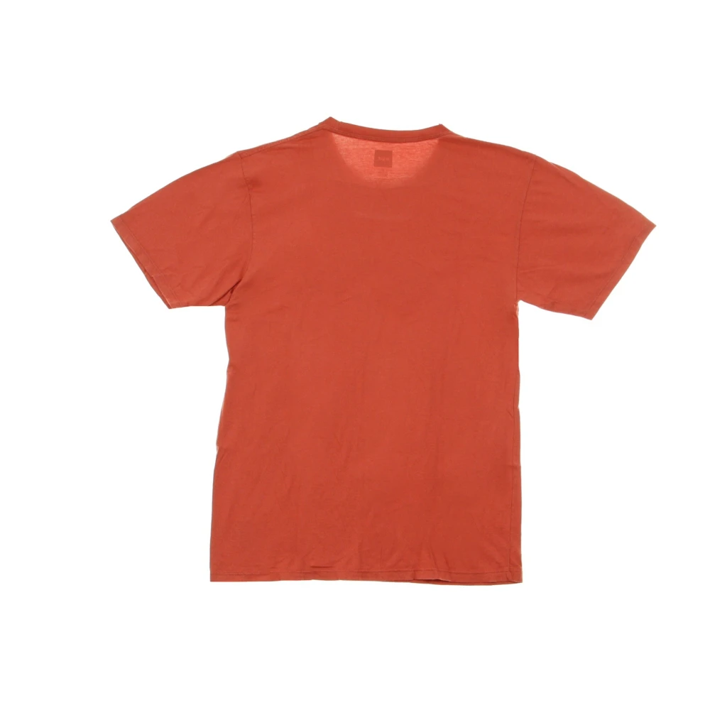 HUF Poppy Box Logo T-Shirt Red Heren