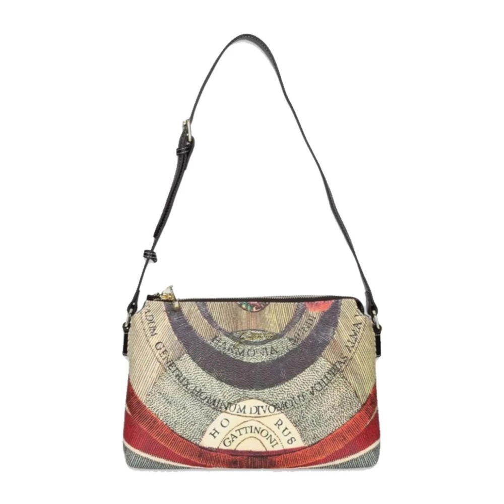 Gattinoni Multicolor Shoulder Bags, Female, One Size, Black Shoulder Bag With Style