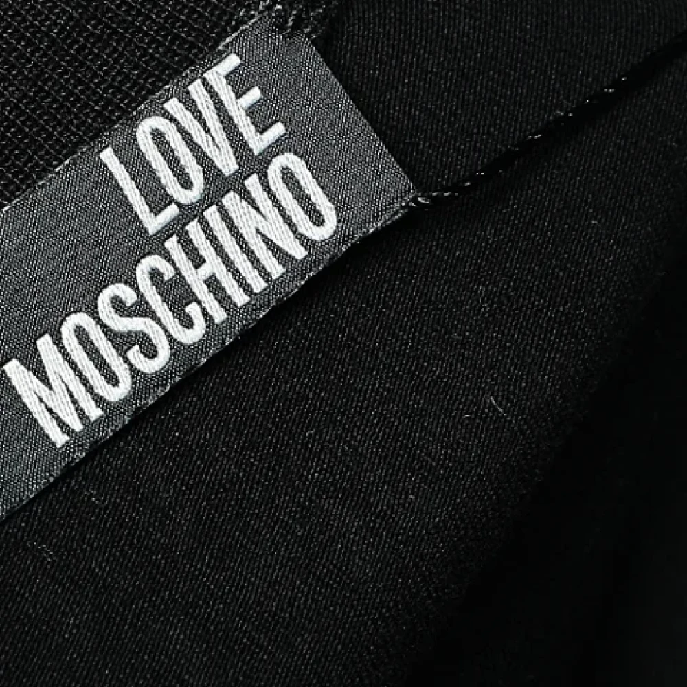 Moschino Pre-Owned Pre-owned Cotton tops Black Dames