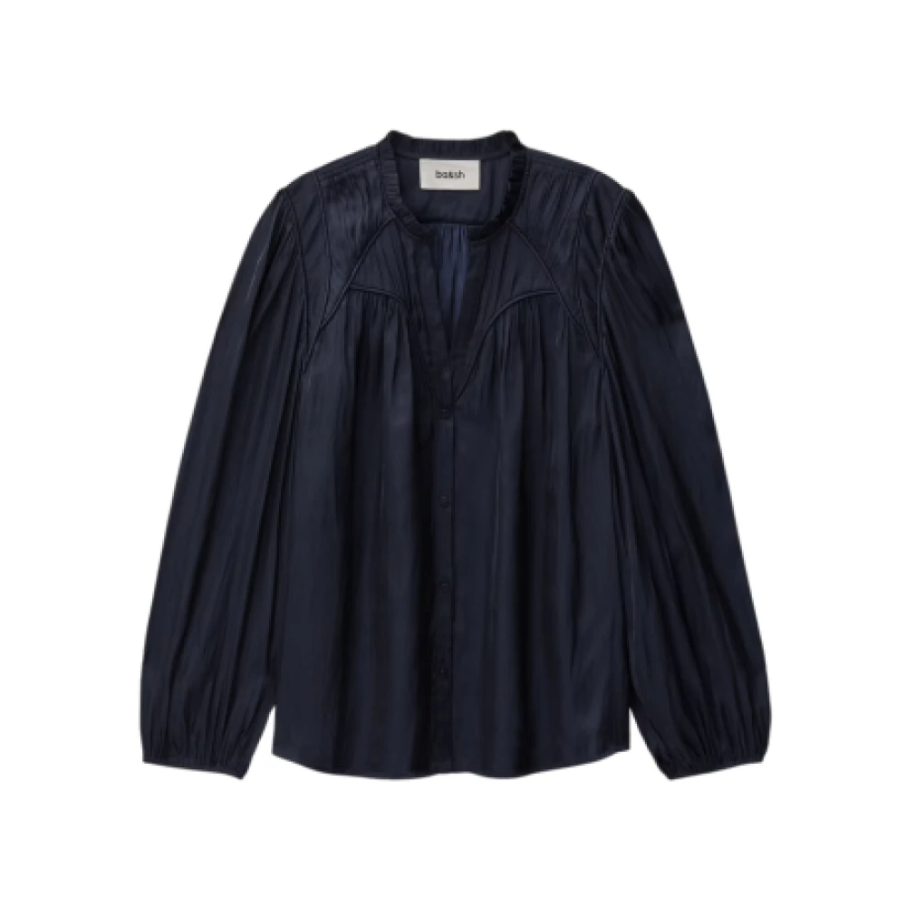 Ba&Sh Women's Blue Structured Volume Blouse - Blouses - S - Blouses & Shirts