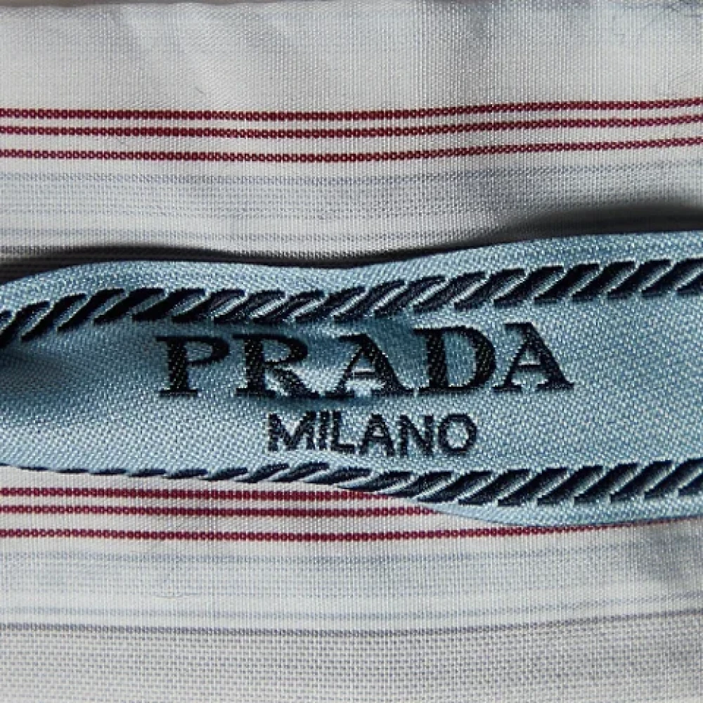 Prada Vintage Pre-owned Cotton tops Multicolor Dames