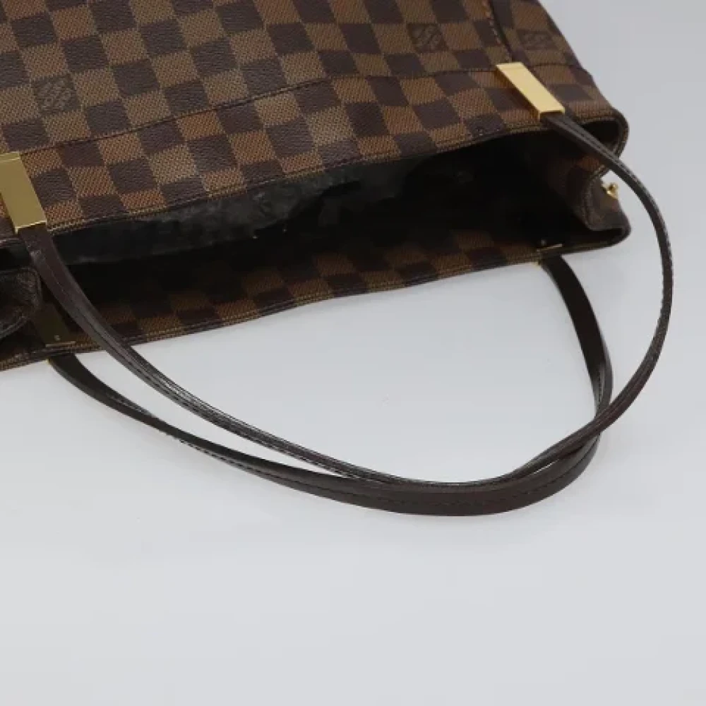 Louis Vuitton Vintage Pre-owned Canvas handbags Brown Dames