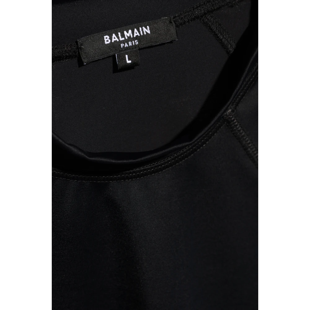 Balmain Swim Top Black Heren