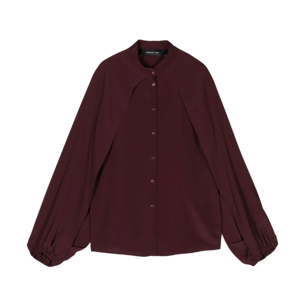 Federica Tosi Cut Out Overhemden Brown Dames