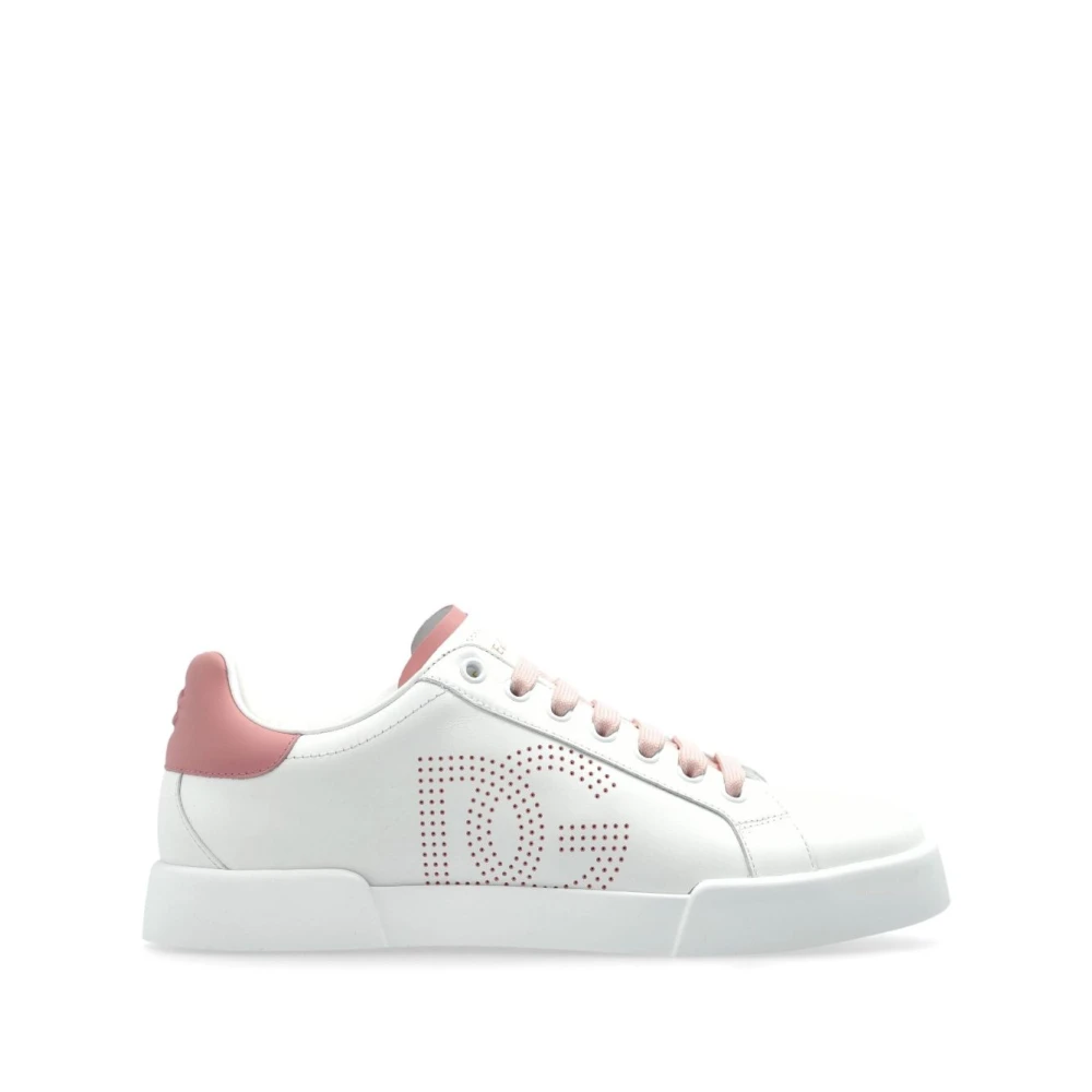 Dolce & Gabbana Women's White Sneakers, 5 Uk, Trainers For
