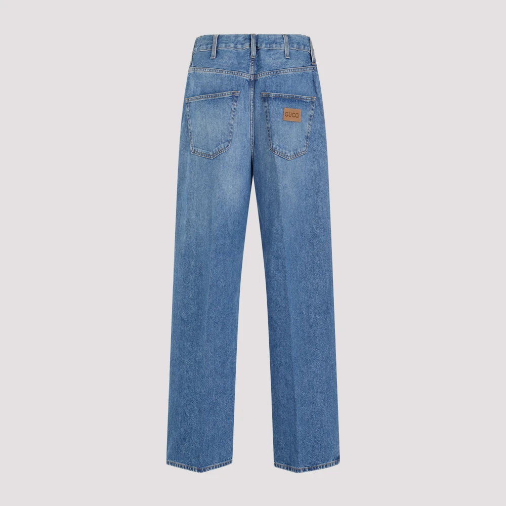 Gucci Straight Jeans Blue Dames