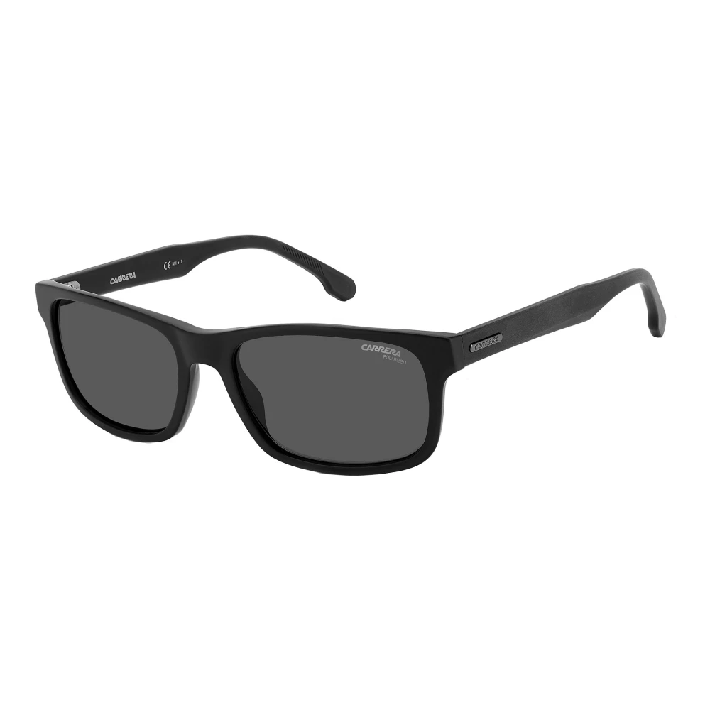Carrera Men's Black Sunglasses, 57 Mm, Matte /Grey Polarized Sunglasses