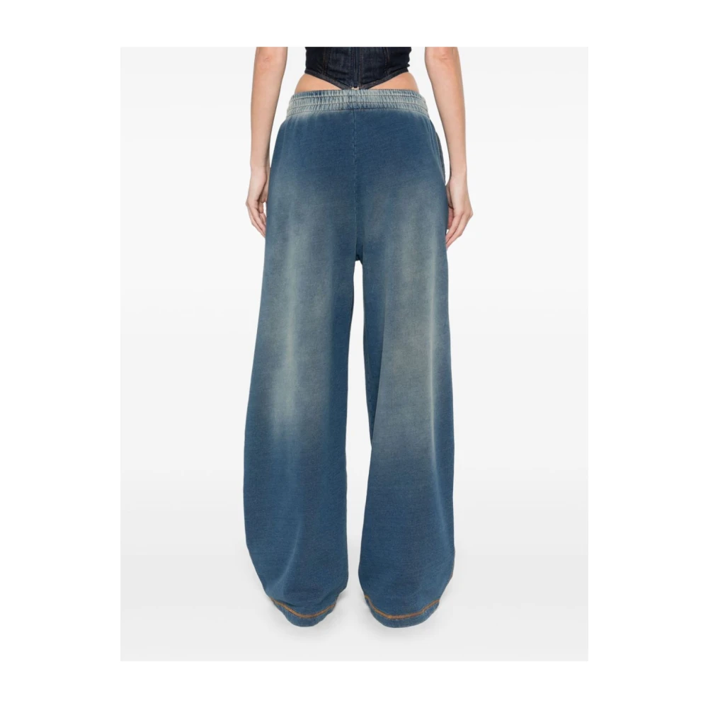 Diesel Blauwe Broek voor Vrouwen Blue Dames