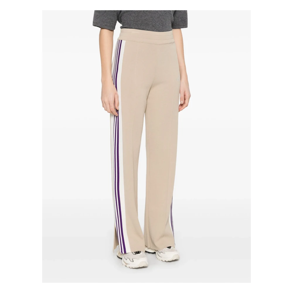 Autry Beige broek met borduursel en strepen Beige Dames