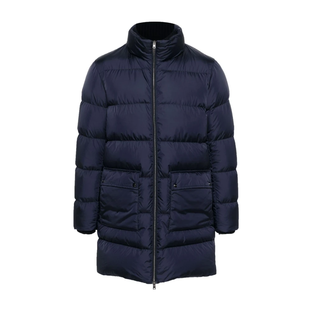 Herno Gewatteerde Winterjas Blue Heren