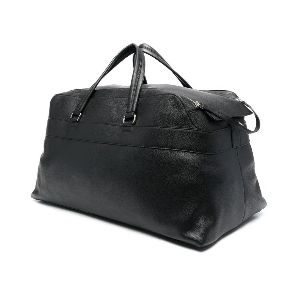 Orciani Zwarte Micron Duffle Tas Black Heren