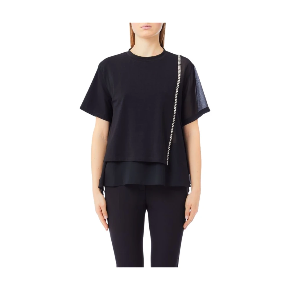Liu Jo - Tops > T-Shirts - Black - Liu Jo - Modalova
