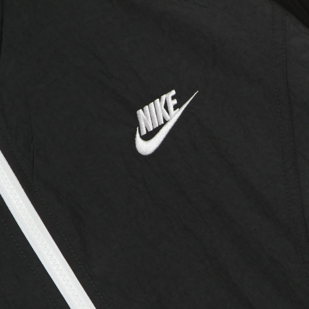 Nike Trendy Ongevoerde Jas voor Mannen Black Heren