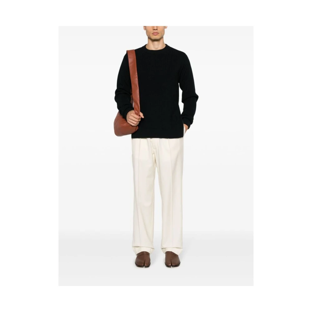 Jil Sander Midnight Blue Wollen Trui Blue Heren