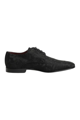 MV7985-P Brokad Snörning Derby Finskor