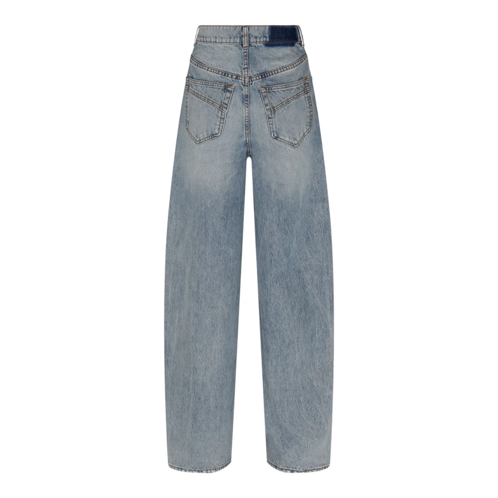 Zimmermann Oversize Barrel Jeans Blue Dames