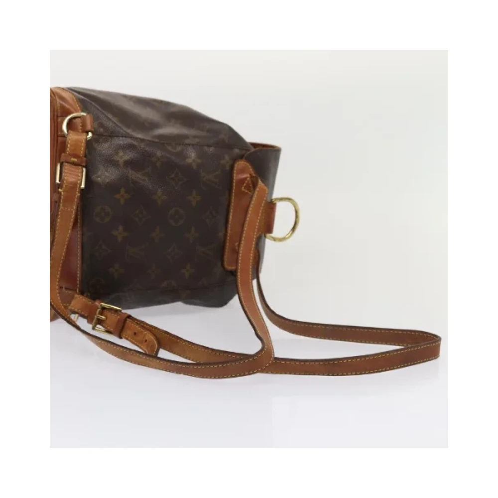 Louis Vuitton Vintage Pre-owned Canvas backpacks Brown Dames