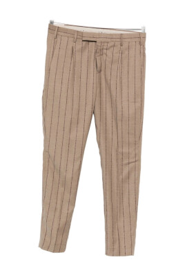 brown-stripe-pleated-pants