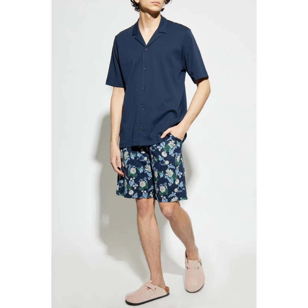 Hanro Tweedelige pyjama Blue Heren