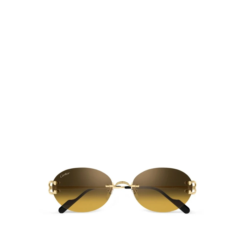 Cartier Unisex Yellow Sunglasses, 55 Mm, Ct0551s Sunglasses