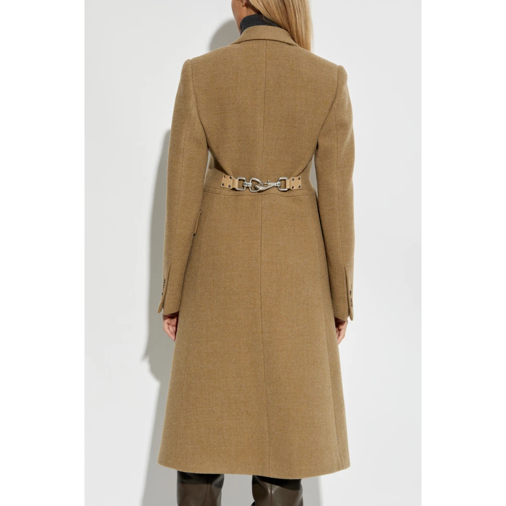 Burberry Wollen jas Brown Dames