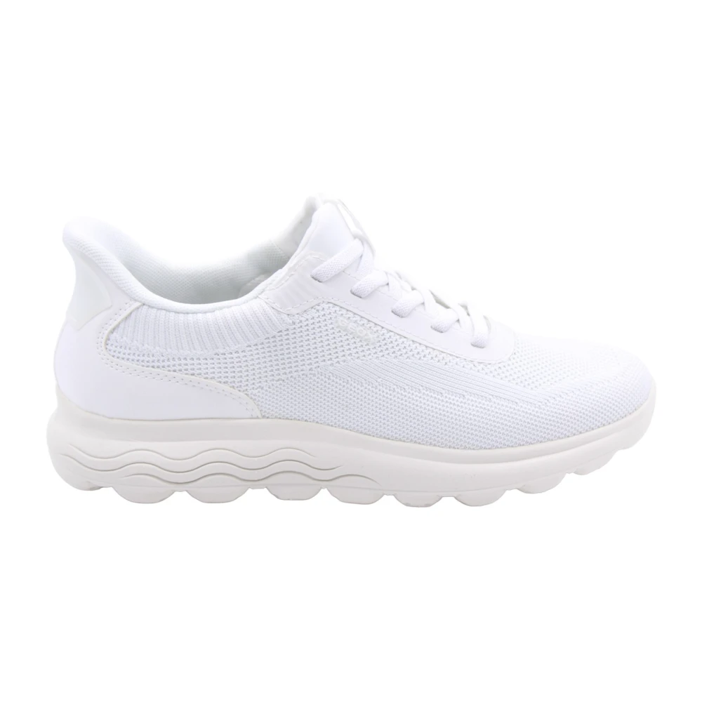 Geox Women's White Ahaggar Sneaker - Sneakers - 4 Uk - Shoes