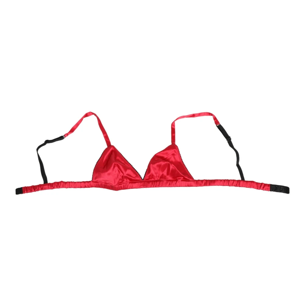 Dolce & Gabbana Women's Red Bras, S, Soft Cup Bra