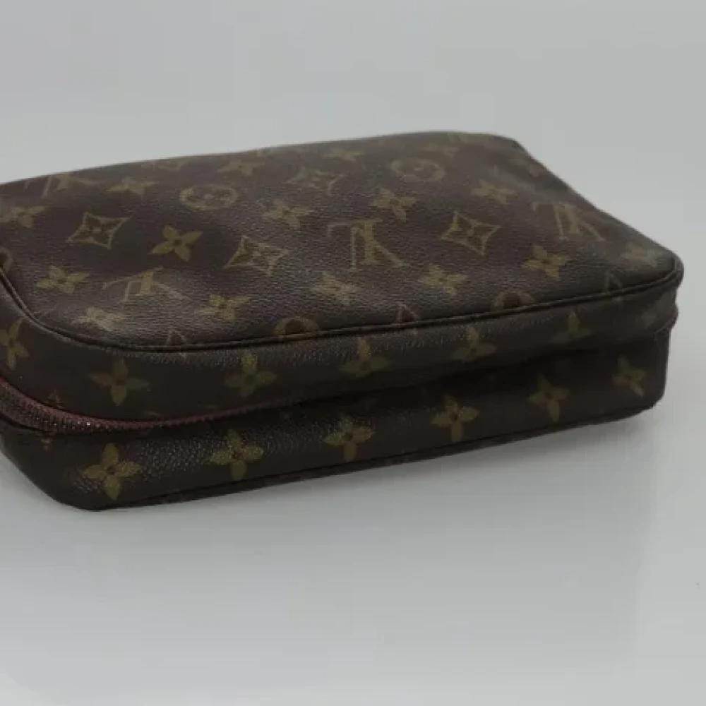 Louis Vuitton Vintage Pre-owned Canvas clutches Brown Dames