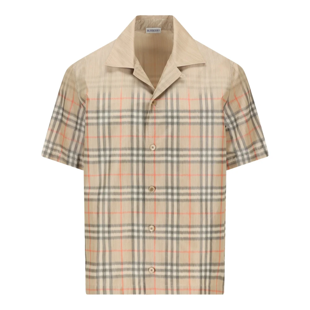 Burberry Herren Beige Shirts, Sgröße: