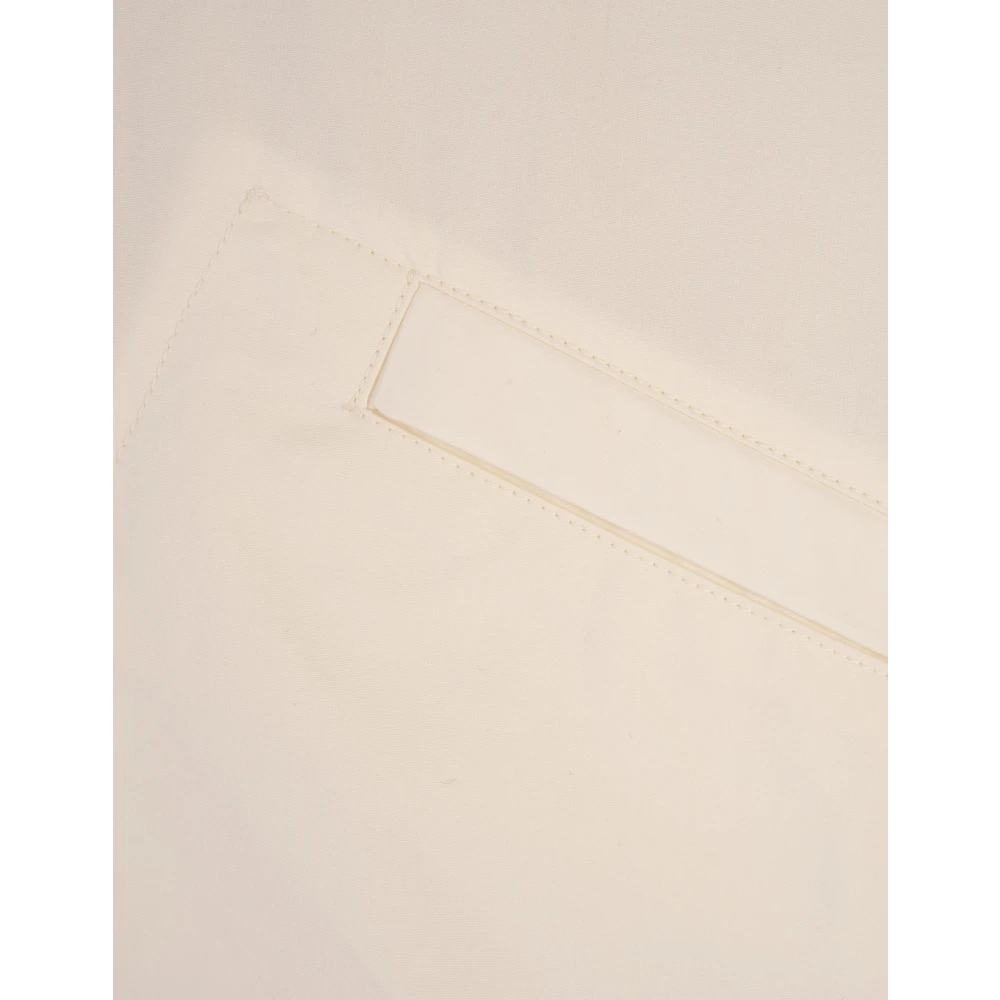 Jil Sander Verenkleurig Lichtgewicht Waterdichte Jas White Dames