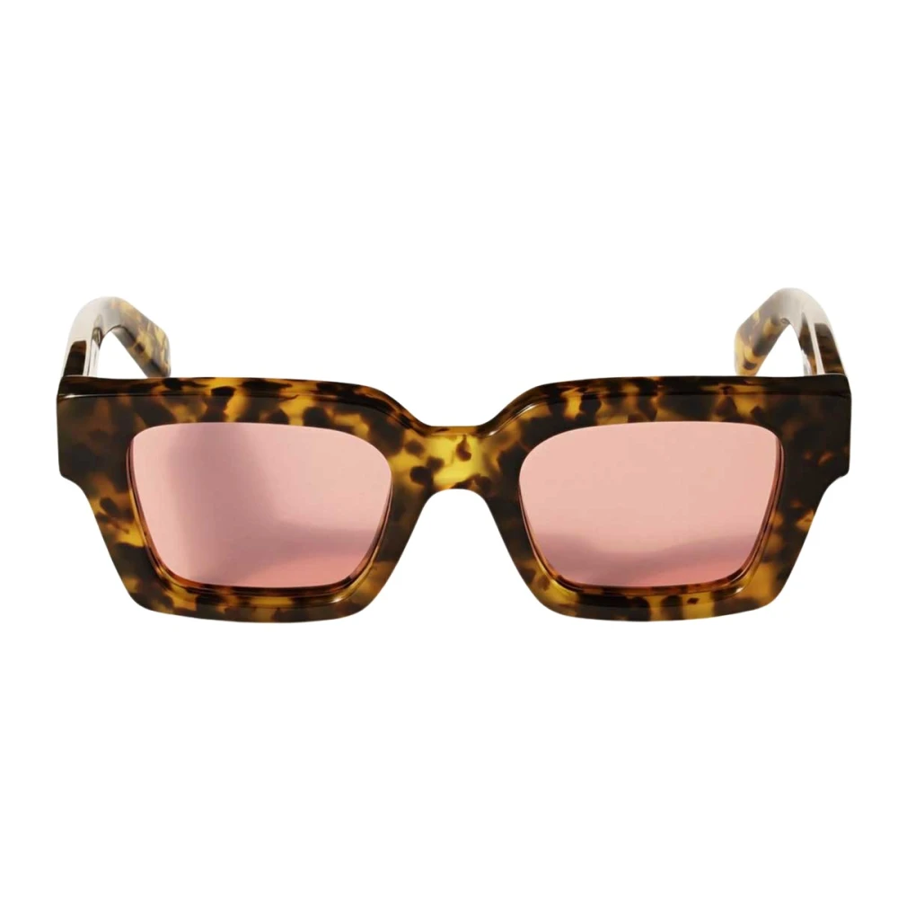 Off White Unisex Brown Sunglasses, 53 Mm, Virgil Sunglasses